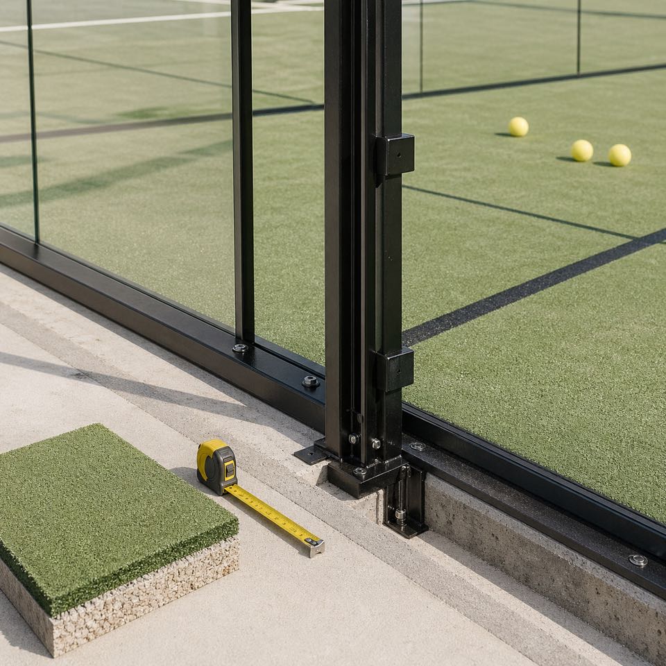 Материалы и инструменты для строительства падел-корта